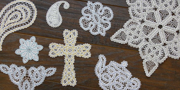 Embroidering Freestanding Lace, Machine Embroidery Designs