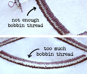 Thread Nesting and Tension, Machine Embroidery Designs