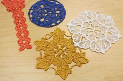 Borders (Lace) Design Pack Designs for Embroidery Machines