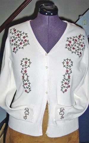 Tips For Embroidering On Sweater Knits - Sew Daily