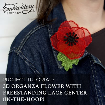 Adding embellishments to your embroidery projects using air