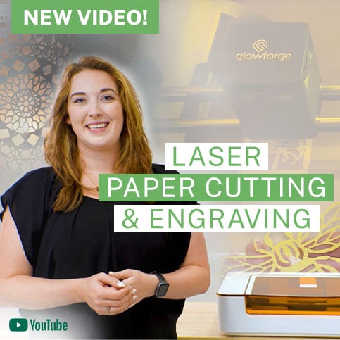 Laser Paper Cutting & Engraving (featuring our new Glowforge Aura!), Cutting Machine & Laser Cutting
