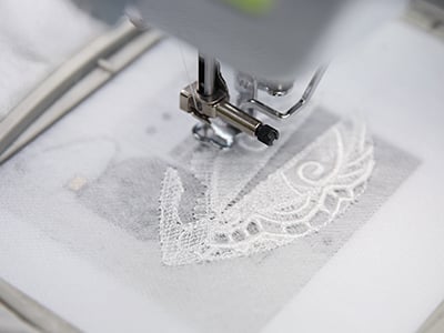 3D Lace & Organza Poinsettia | Machine Embroidery Designs | Embroidery ...