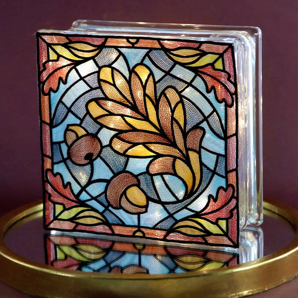 How to Add Embroidery to Glass Blocks