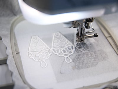 Lace & Organza Ornament Cover | Machine Embroidery Designs | Embroidery ...