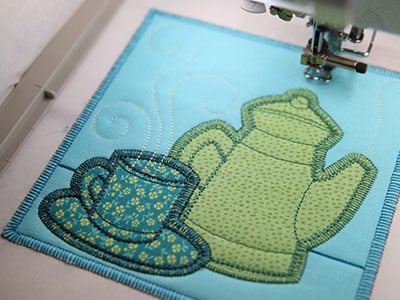 Applique Mug Rugs (In-the-Hoop) | Machine Embroidery Designs ...