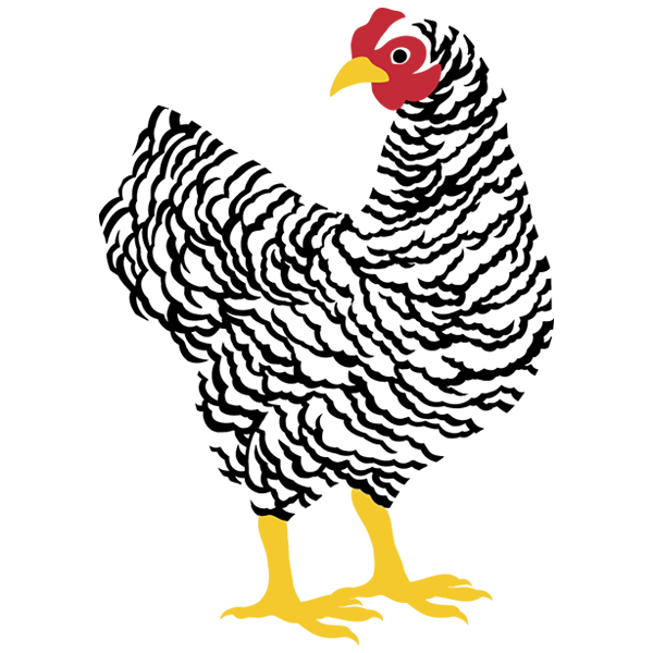 Chicken SVG, Chicken Mama Black Barred Plymouth Rock Hen Mom Bird