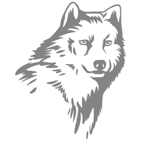 Cool Silhouette Wolf [SVG, DXF] | Cutting Machine & Laser Cutting ...