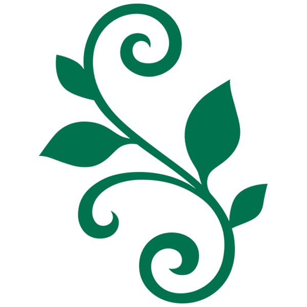 Elegant Green Vines Logo