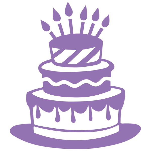 Birthday Cake SVG File – Simply Crafty SVGs