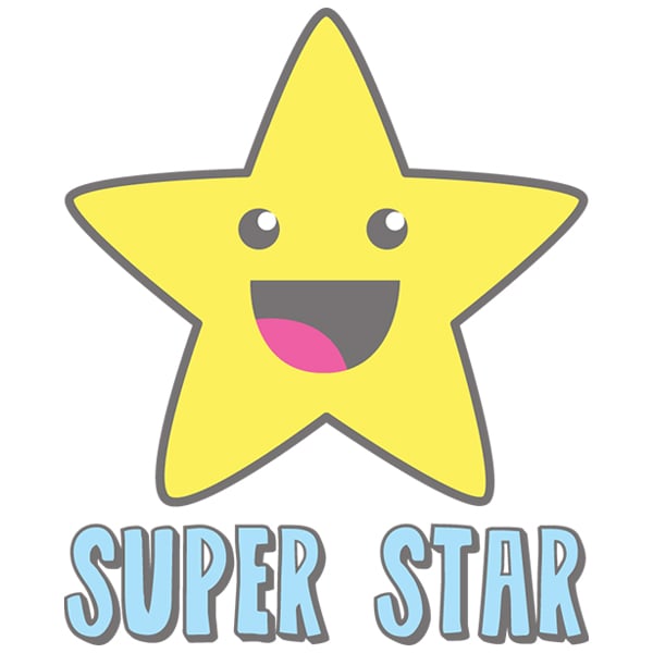 Super Star [SVG, DXF] | Cutting Machine & Laser Cutting Designs | Craft