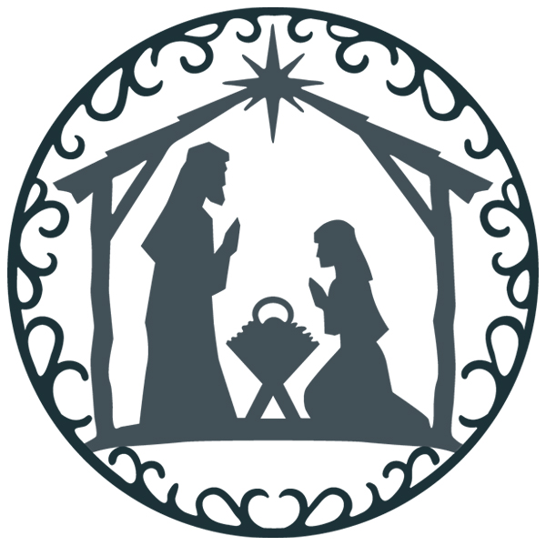 nativity silhouette