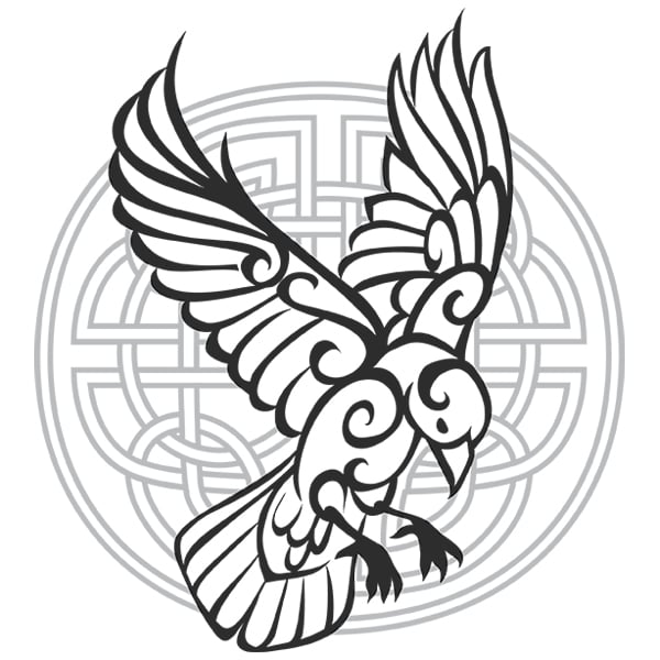 celtic raven designs