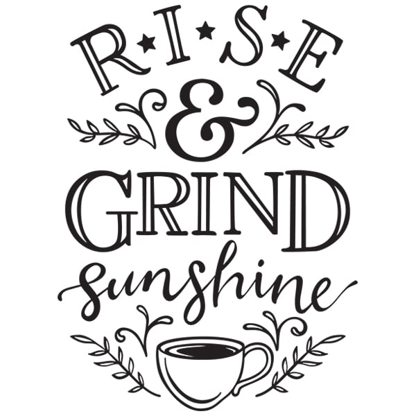Rise and Grind Sunshine [SVG, DXF] | Cutting Machine & Laser Cutting ...