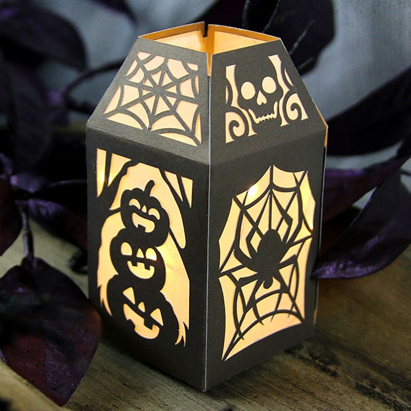 Papercut Spooky Lantern [SVG] | Cutting Machine & Laser Cutting Designs ...