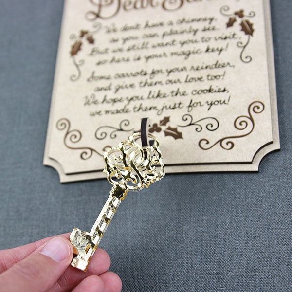 Santa's Magic Key Sign (Laser Cutting), Cutting Machine & Laser Cutting  Designs