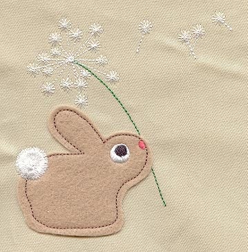 Little Wish Bunny (Applique)