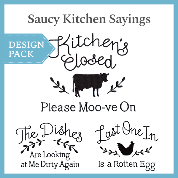 Funny Kitchen Sayings Pack