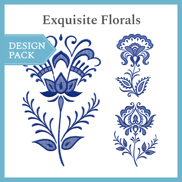 A Exquisite Florals Design Pack - XXL