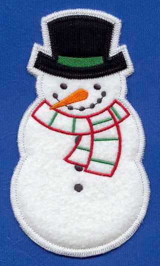 Snowman Silverware Holder (In-the-Hoop)