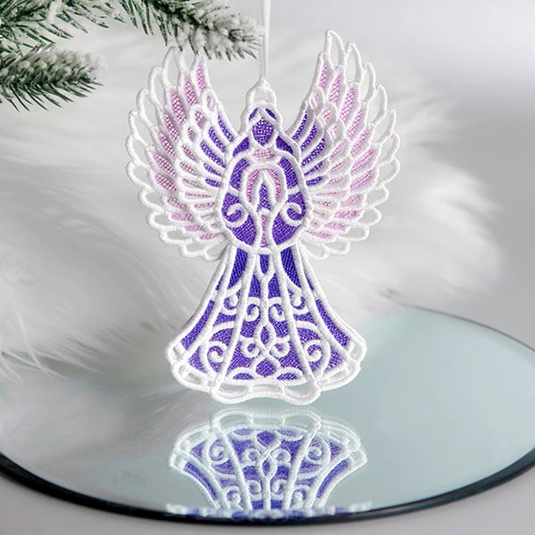 Christmas Angel Ornament (Layered Lace)