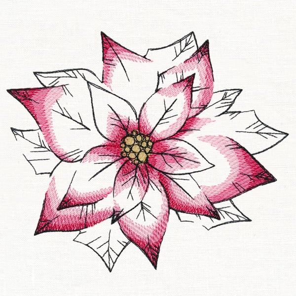Build-A-Flower: Poinsettia Layering Stamp & Die Set – Altenew