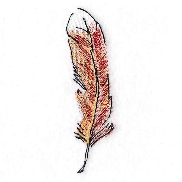 boho feather drawing