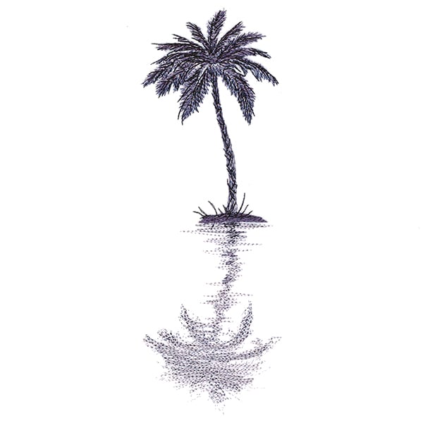 Palm Tree Sticker  Thoughts In Threads