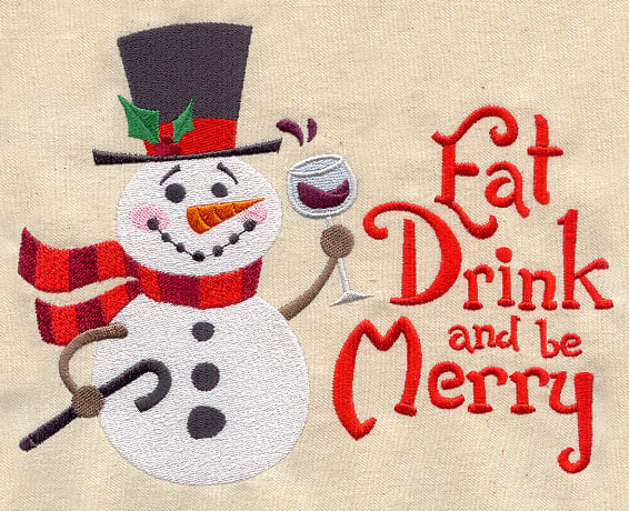 Ilustração artísticos, Eat Drink & Be Merry