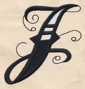 fancy letter j tattoo