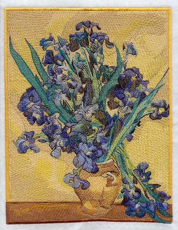 Irises in Vase - Van Gogh