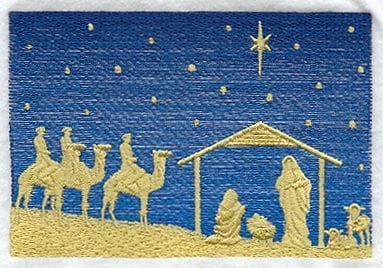 Nativity Silhouette (Cardstock)