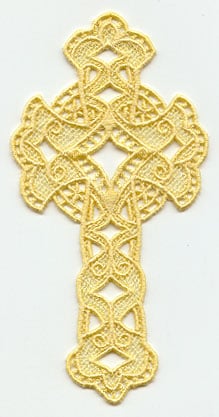 Yellow Lacy Ribbon Bookmark