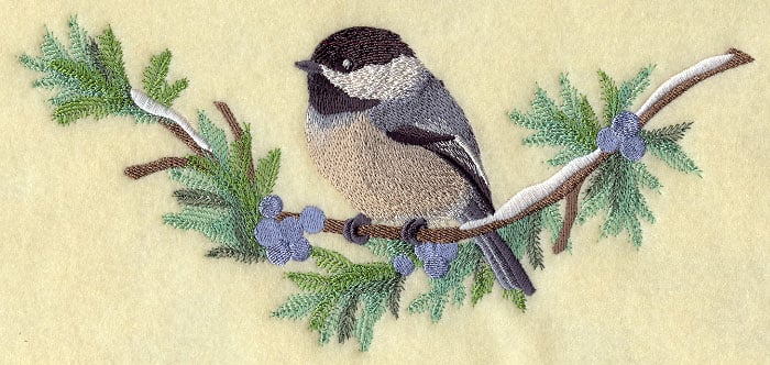Chickadee Embroidery Kit - Mildred & Dildred