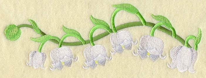 lily of the valley border clip art