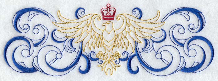 royal blue border designs