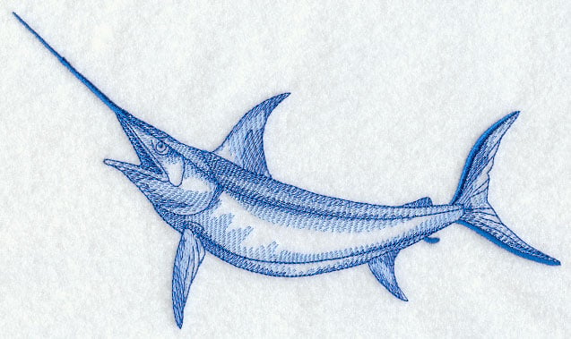 swordfish outline