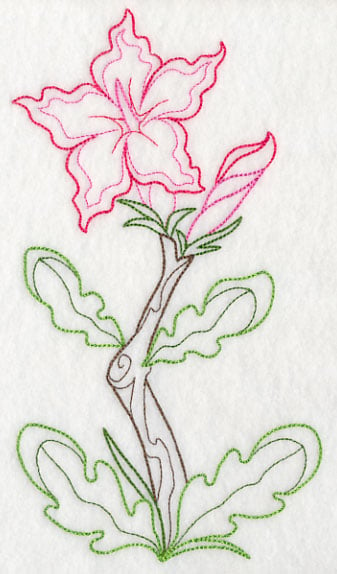 Impala Lily Embroidery
