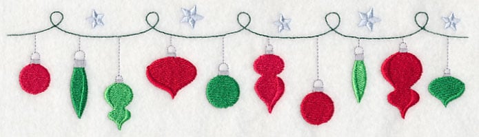 christmas ornaments border clip art