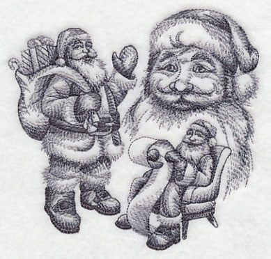 Flow Drawing: How to Draw Santa Claus - Arty Crafty Kids-saigonsouth.com.vn