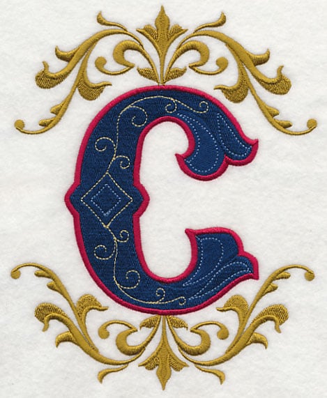 Illuminated Letter C (7.8 inch)