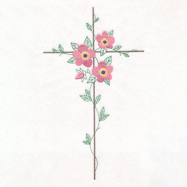 floral cross tumblr