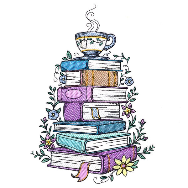 Your Cup of Tea Book Stack