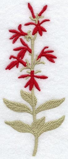 Cardinal Flower (Long-Stemmed) (Thick Thread)