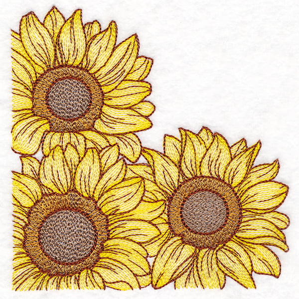 Glorious Sunflower Corner