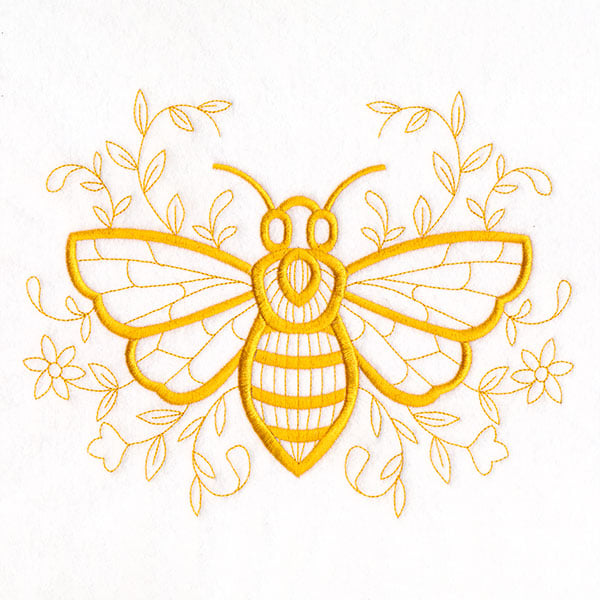 Delicate Doodle Honeybee