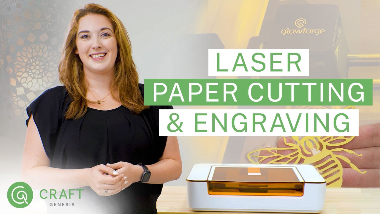 laser paper cutting and engraving video