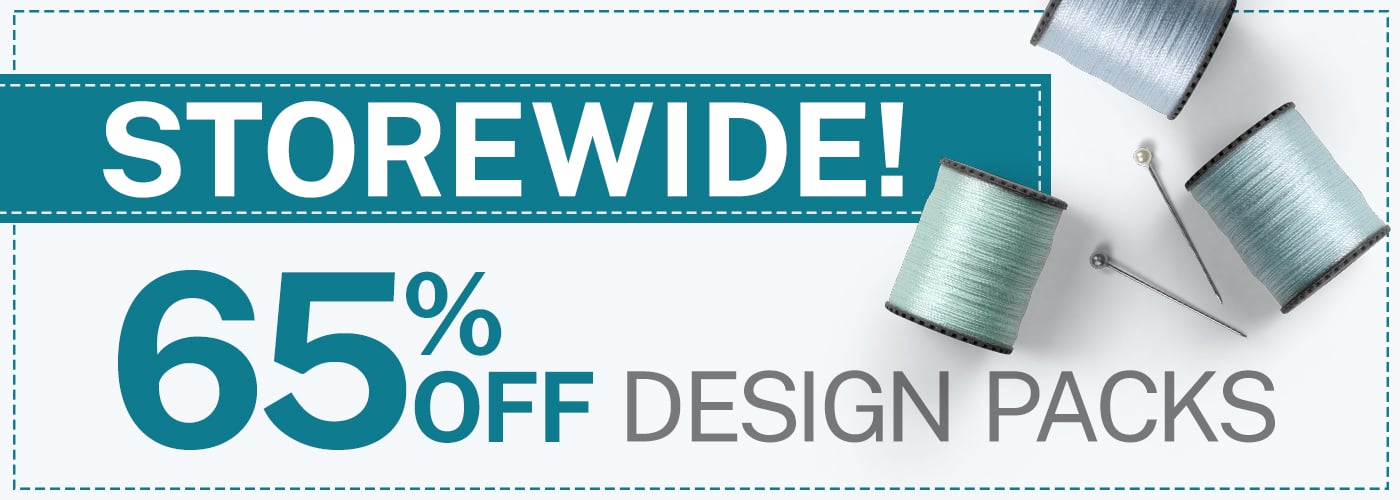 Storewide: 65% off Design packs! 