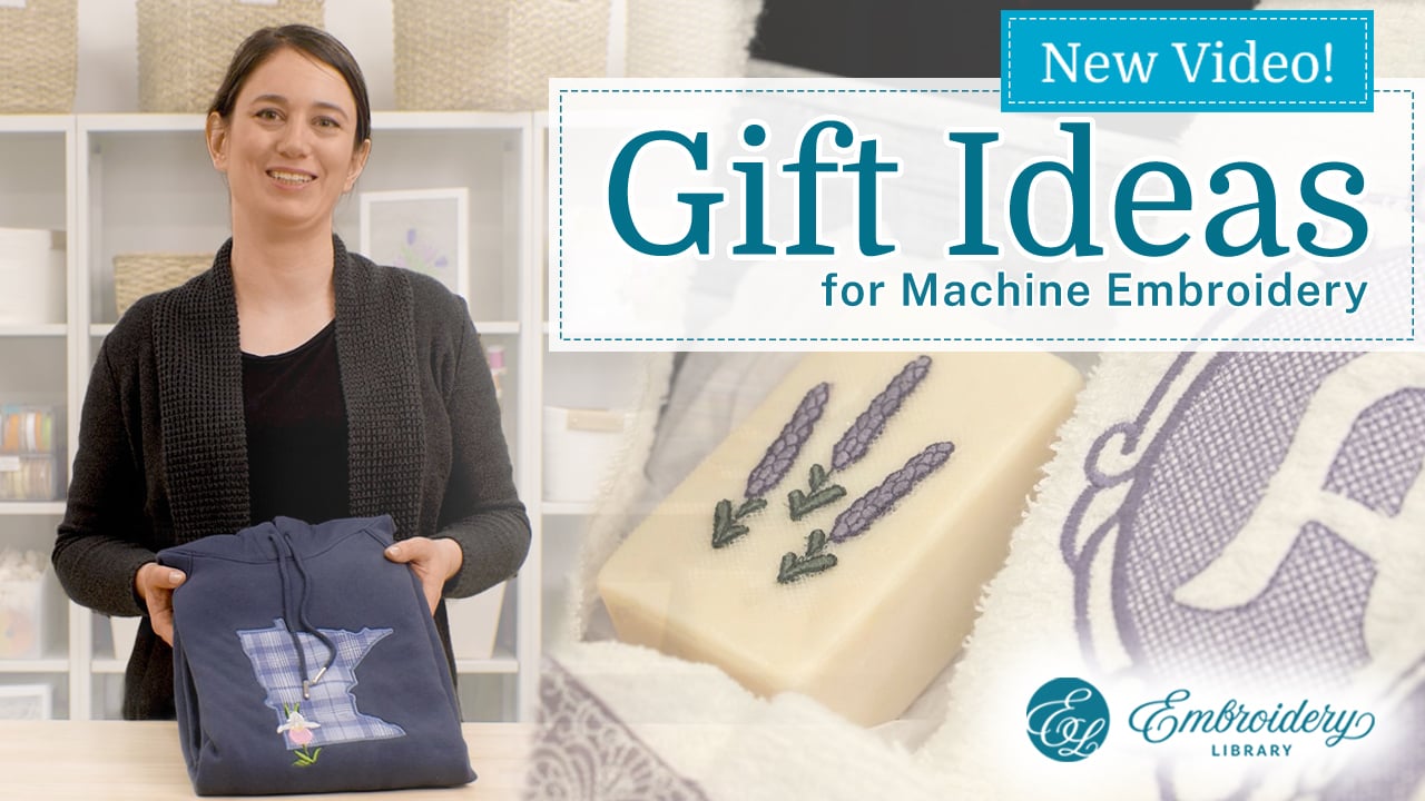 New video! Gift Ideas for machine embroidery