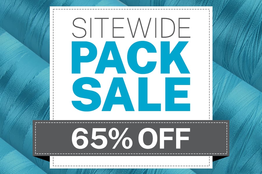 Sitewide pack sale - 65% off 